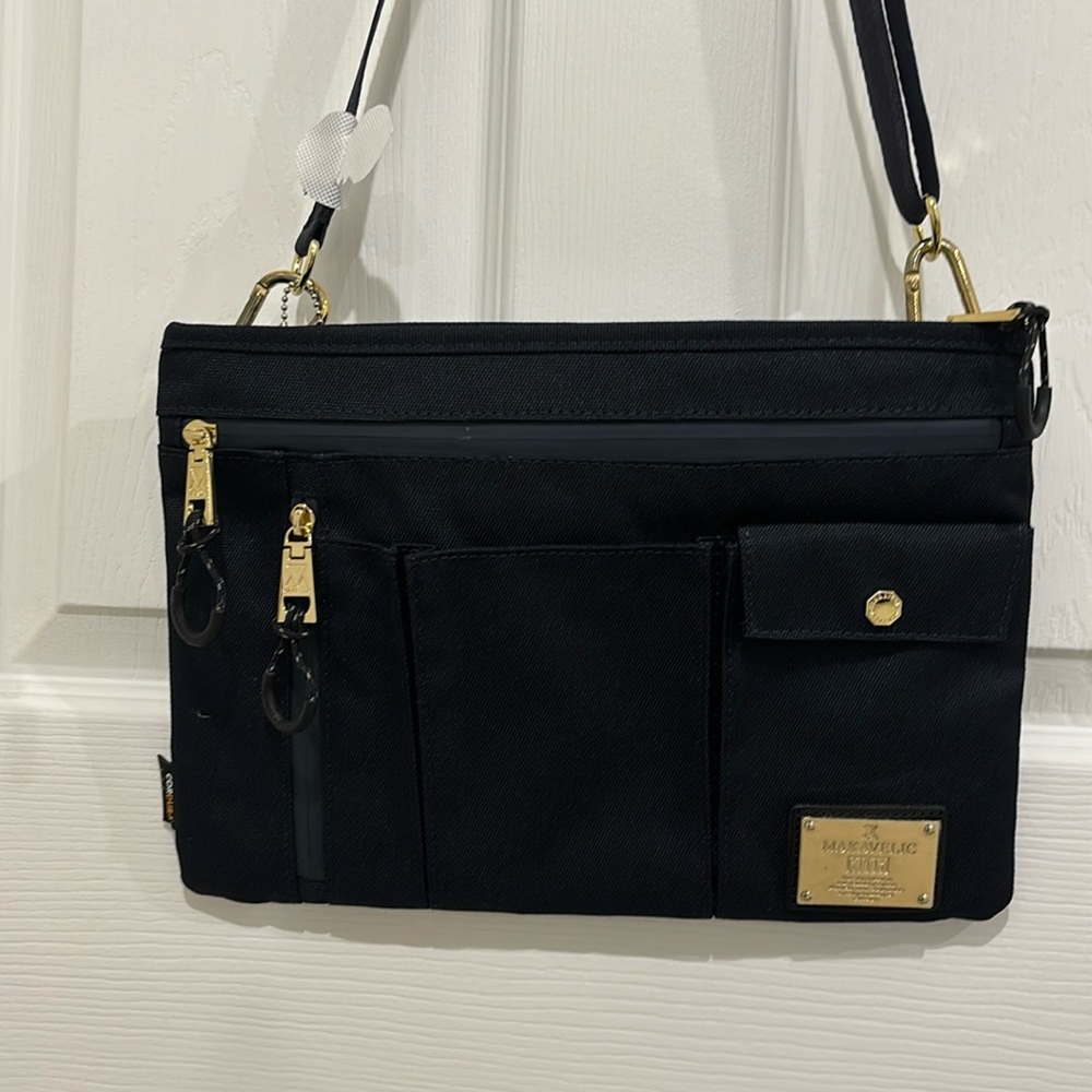 NWT Kith Men’s Sacoche Bag in Navy